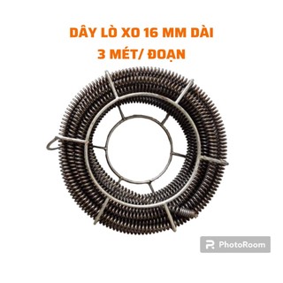 Dây thông tắc cống lò xo phi 16mm mỗi đoạn dài 3 mét