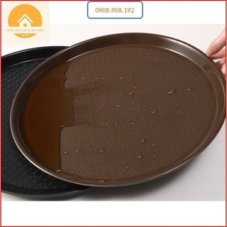 Mâm nhựa tròn chống trơn trượt 33cm , mâm nhựa chữ nhật 41x30cm, khay phục vụ nhà hàng...