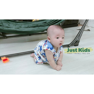 [18-20Kg] Bộ Tole Sát Nách Bé Trai Size 5 - Chất Tole 2 Da Loại 1 Mềm Mịn - Hàng Thiết Kế, May Đẹp