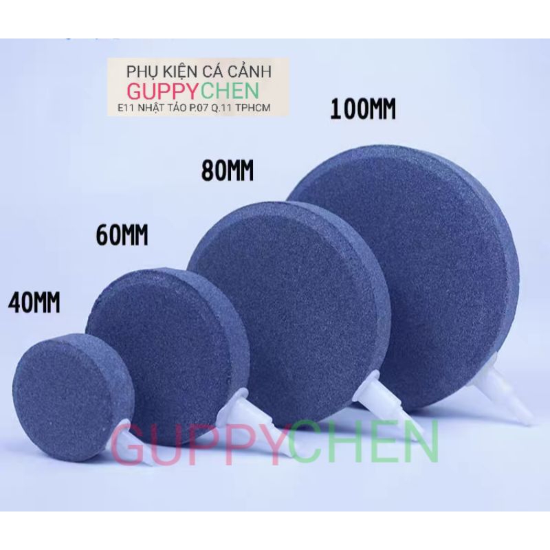 Đĩa sủi oxi siêu mịn cho hồ cá 4cm-6cm-8cm-10cm-12cm