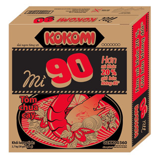 Thùng 30 gói mì KOKOMI gói đại 90 gr,  thơm ngon