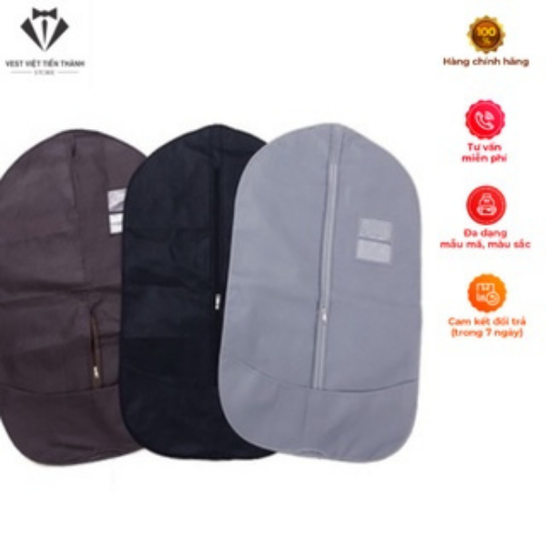 Túi đựng áo măng tô vải không dệt kích thước 60 x 120 cm vest việt tiến thành