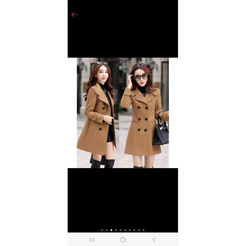 Áo dạ dáng dài. ngắn chốt live 49k