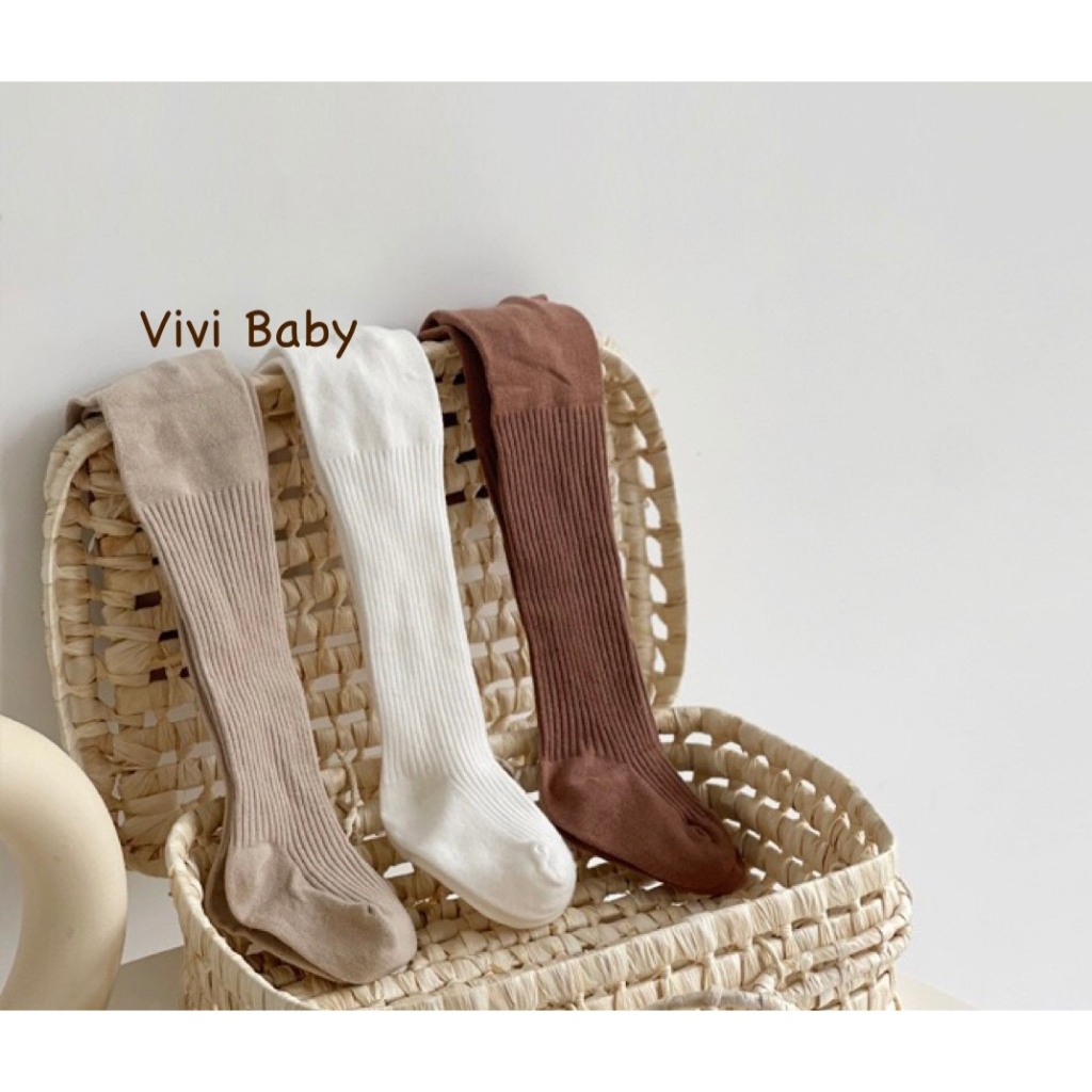 Quần tất trơn phong cách Hàn Quốc cho bé  Vivi Baby