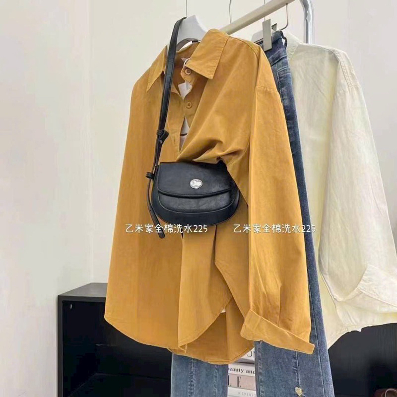 Sơmi thô dáng basic