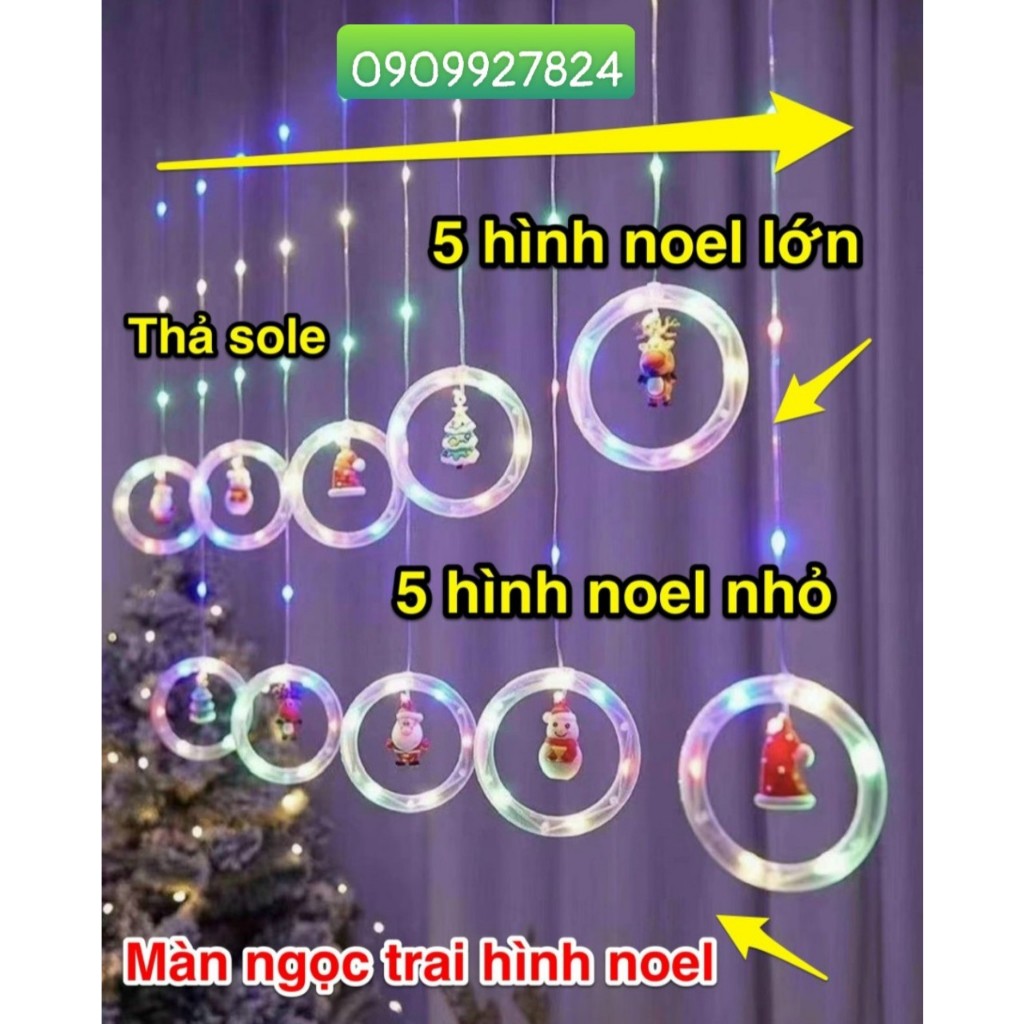 🏕🏕Mua 1 tặng 1🍓. Dây đèn led trang trí NOEL GIÁNG SINH , TẾT