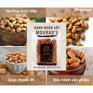 Hạt Hạnh Nhân nguyên vị nhập khẩu từ Úc MOURADS - TÚI 500g - LÀM SỮA CHO BÉ