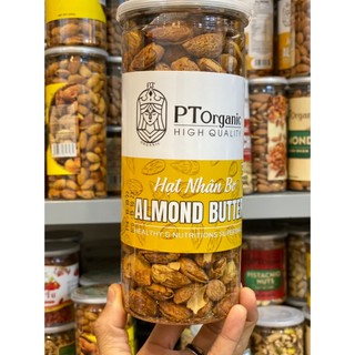 Hạnh nhân rang bơ hàng mỹ pt- hũ pet 500g - làm sữa cho bé