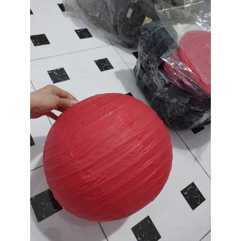 đèn lồng giấy lụa 30cm giá rẻ