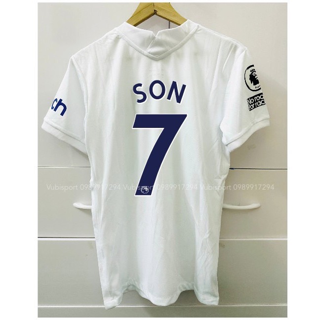 Áo đấu bóng đá clb Tottenham 2021 SON 7 sân nhà màu trắng vải thái