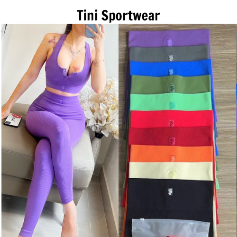 Bộ JN SPORTWEAR Áo Ba Lỗ Quần Dài Tập Yoga Gym Chạy Bộ