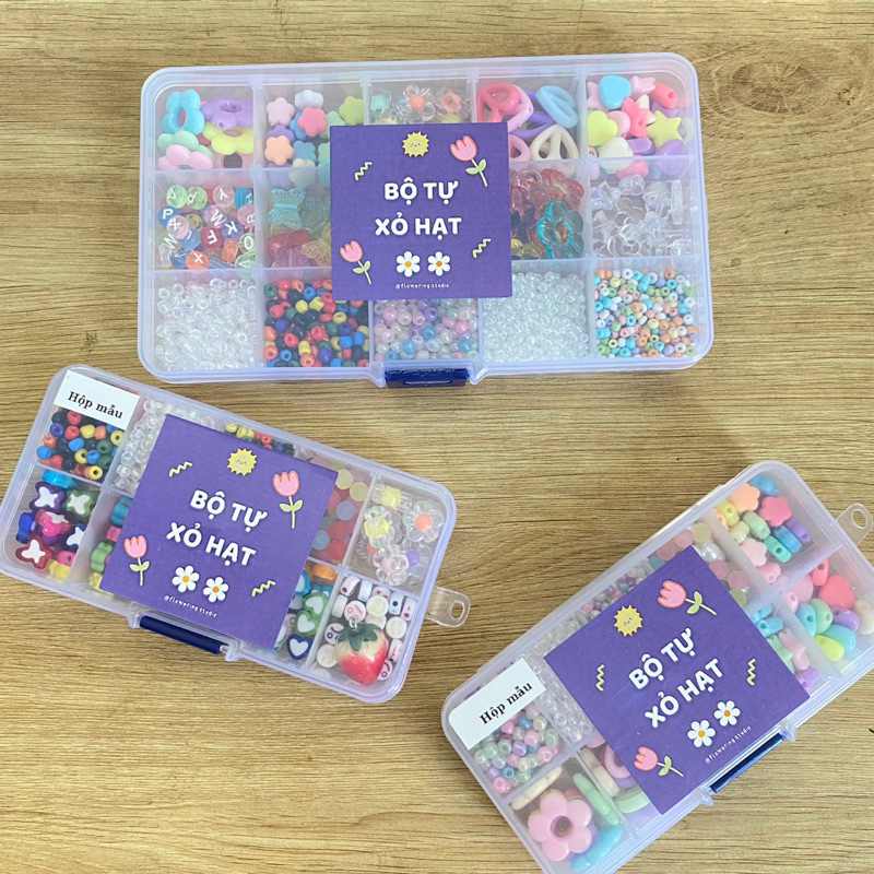 🌈BỘ HẠT CƯỜM  LÀM VÒNG TAY, NHẪN, MÓC KHÓA, DÂY CHUYỀN,...