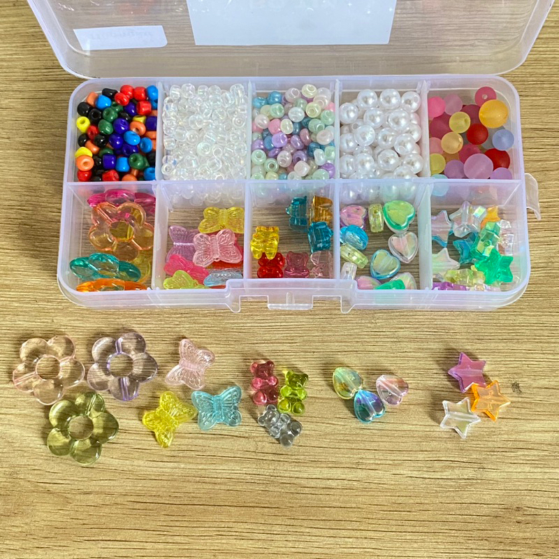 🌈BỘ HẠT CƯỜM  LÀM VÒNG TAY, NHẪN, MÓC KHÓA, DÂY CHUYỀN,...