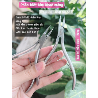 Kìm lichi mk.501 inox 100% chuyên dụng lấy khoé mũi dài 1,9mm + bấm móng siêu đỉnh