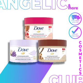 (AUTH) Tẩy da chết, Tẩy tế bào chết toàn thân Dove Exfoliating Body Polish - 298g (CÓ SẴN)