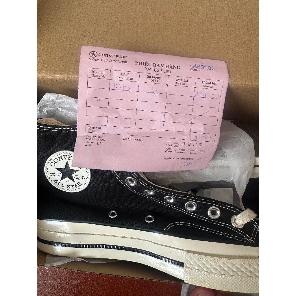 Giày sneaker CONVERSEE 𝗖𝗛𝗨𝗖𝗞 𝟳𝟬𝗦 HIGH BW