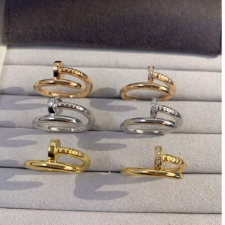 Nhẫn Đinh Nữ Titanium Cao Cấp Nhẫn Nữ Đính Đá Thời Trang Bền Đẹp Không Rỉ Set