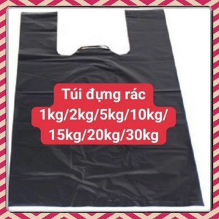 Túi Nilon Đựng Rác Màu Đen Các Cỡ