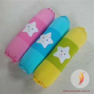 Gối ôm trẻ nhỏ, gối ôm cho bé kara ruột gòn 6 tấc, 8 tấc thương hiệu Kimhome