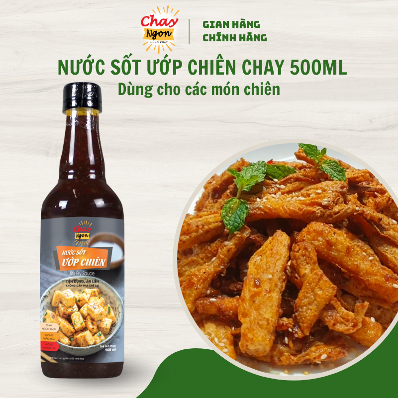Sốt Ướp Chiên Chay Ngon Hùng Phát Chai 500ml