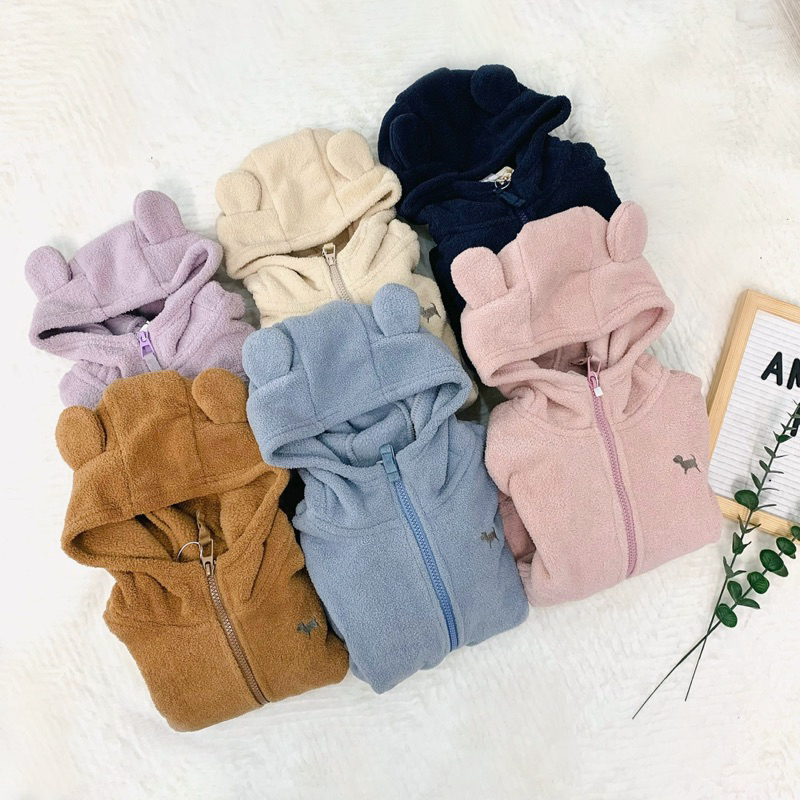 Áo lông cừu 2 mặt cao cấp cho bé