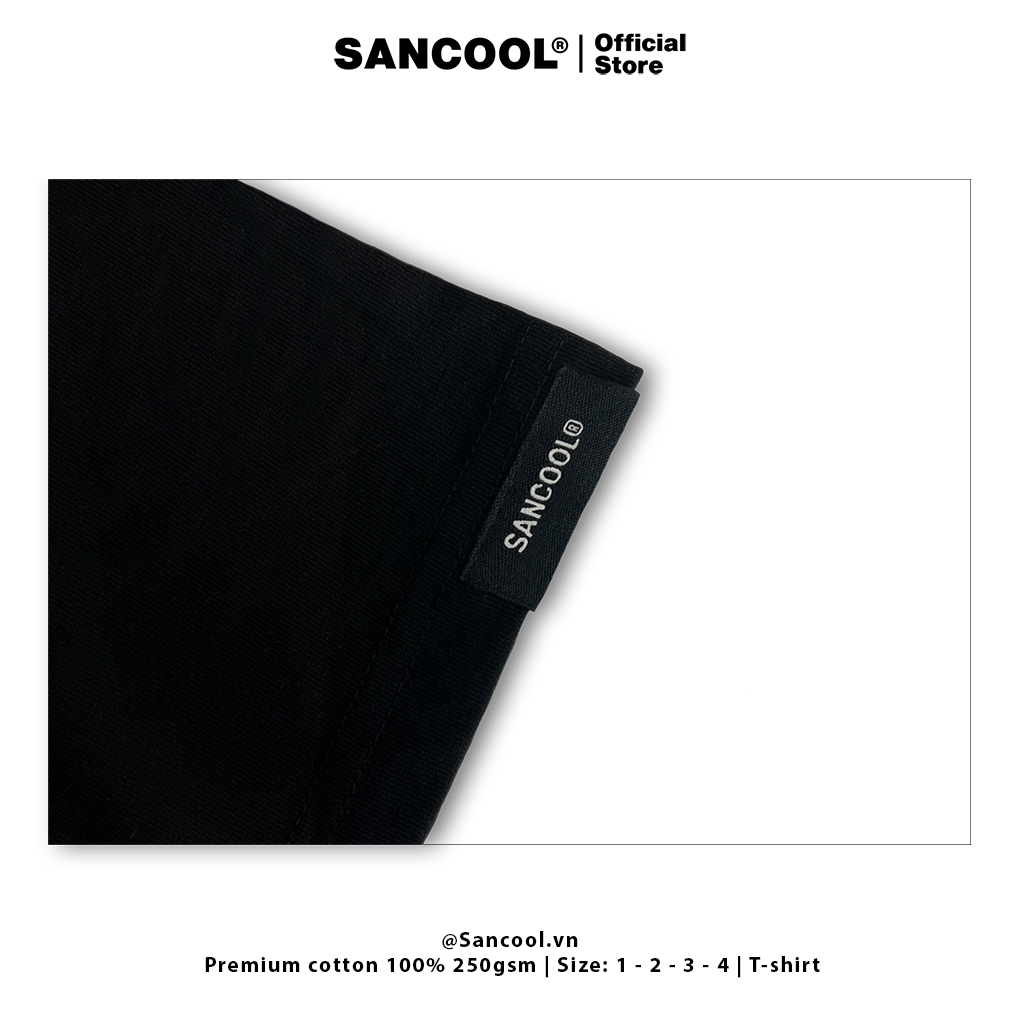 Áo Thun Local Brand Sancool Unisex Premium Cotton Paintbrush Basic Tee - SC015 | BigBuy360 - bigbuy360.vn