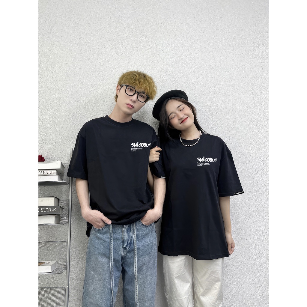 Áo Thun Local Brand Sancool Unisex Premium Cotton Paintbrush Basic Tee - SC015 | BigBuy360 - bigbuy360.vn