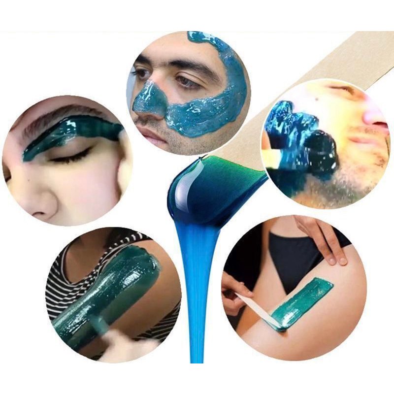 Hũ 500gr sáp wax lông cao cấp SIÊU BÁM LÔNG, hạt sáp to, thơm đi sạch cả râu nam ngắn, cứng LYIHOME