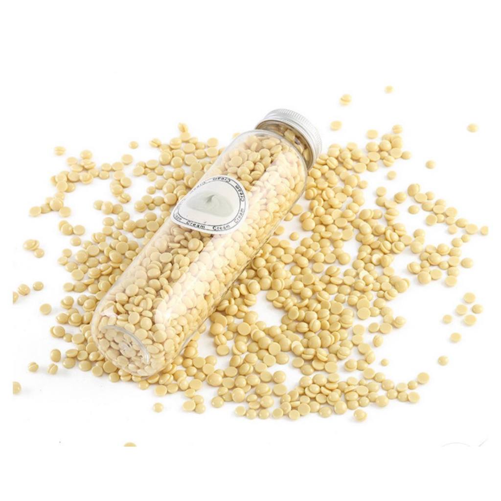 Hũ 500gr sáp wax lông cao cấp SIÊU BÁM LÔNG, hạt sáp to, thơm đi sạch cả râu nam ngắn, cứng LYIHOME