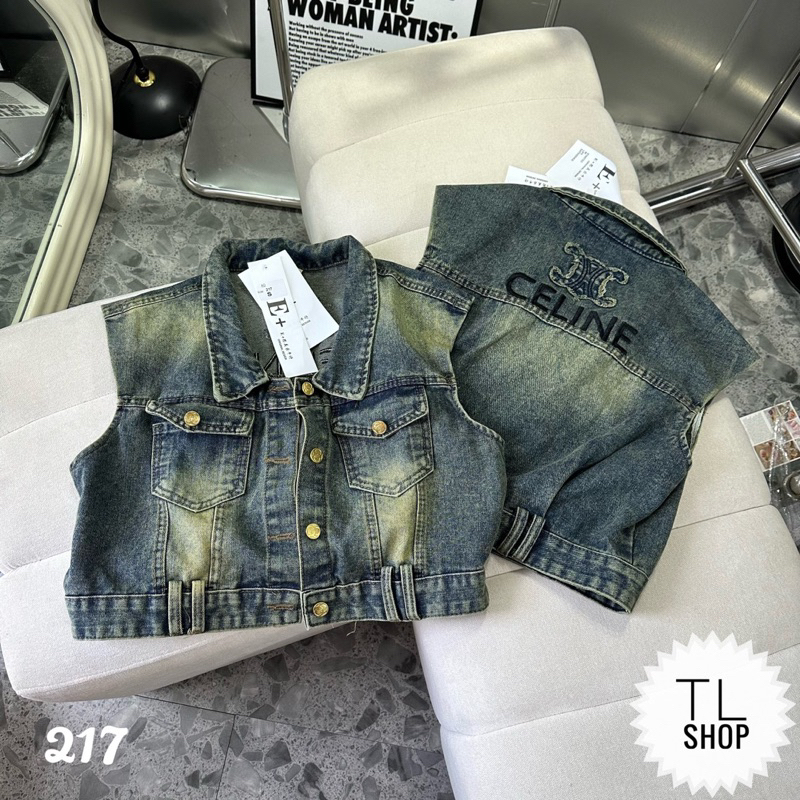 Áo jeans Ghile Hàng Quảng Châu chuẩn tag mac loại 1