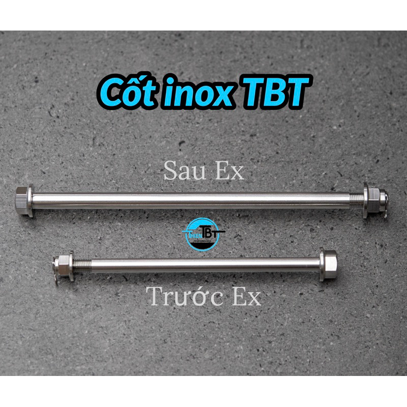 Cốt inox 304 TBT 1 đầu tán