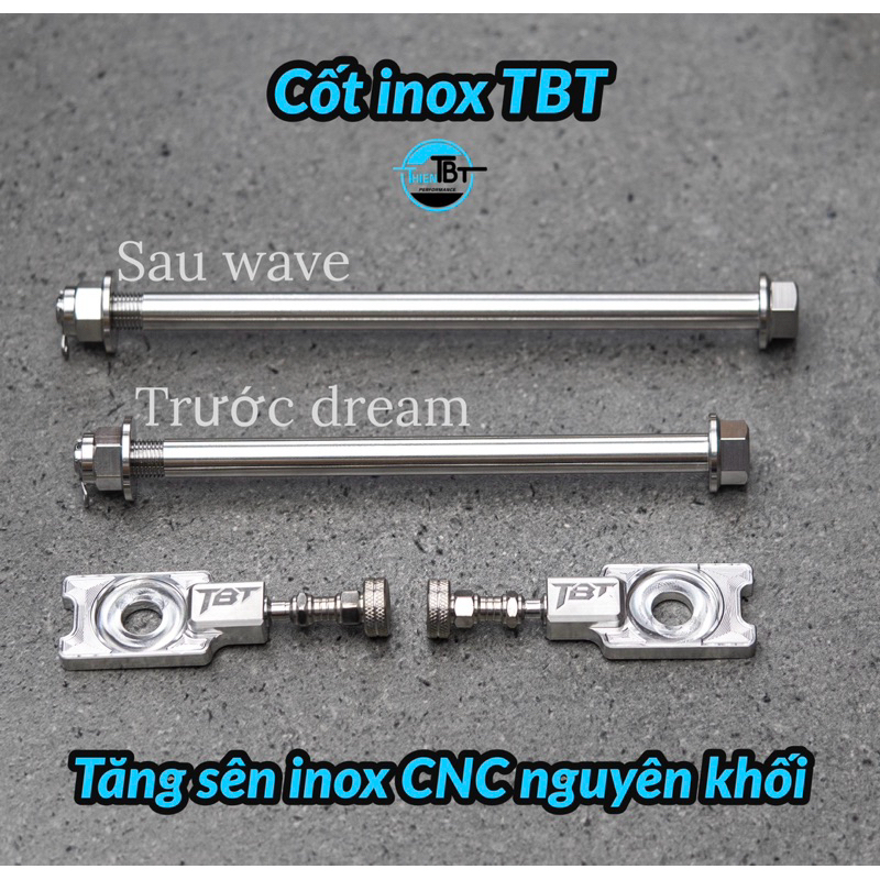 Cốt inox 304 TBT 1 đầu tán
