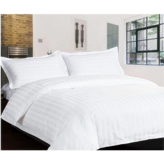 🔥 mua ngay 🔥 vỏ gối cotton trắng sọc 3 phân t400 40x60cm, 50x70cm, 60x80cm, 35x100cm
