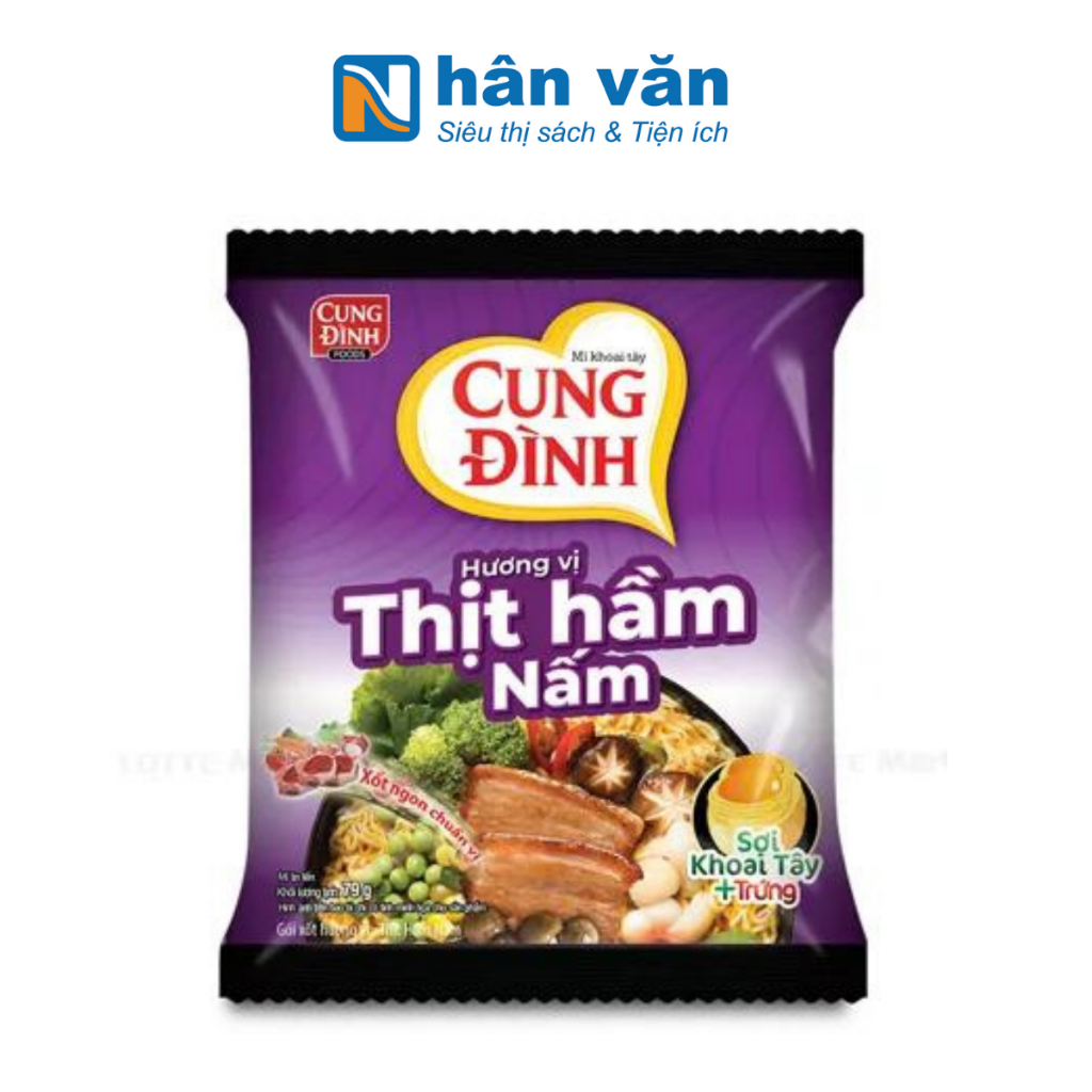 Mì Cung Đình Thịt Hầm Nấm Gói 79g