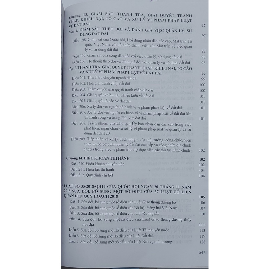 Sách - Luật Đất Đai Và Văn Bản Hướng Dẫn Thi Hành
