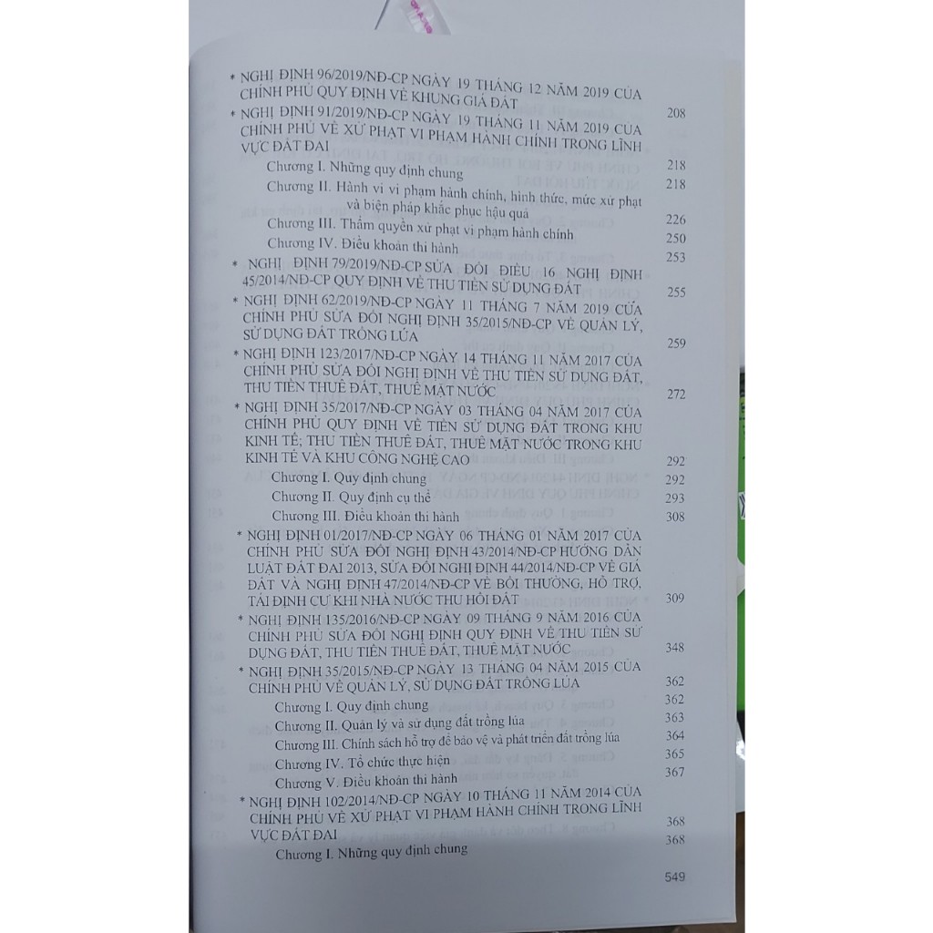 Sách - Luật Đất Đai Và Văn Bản Hướng Dẫn Thi Hành
