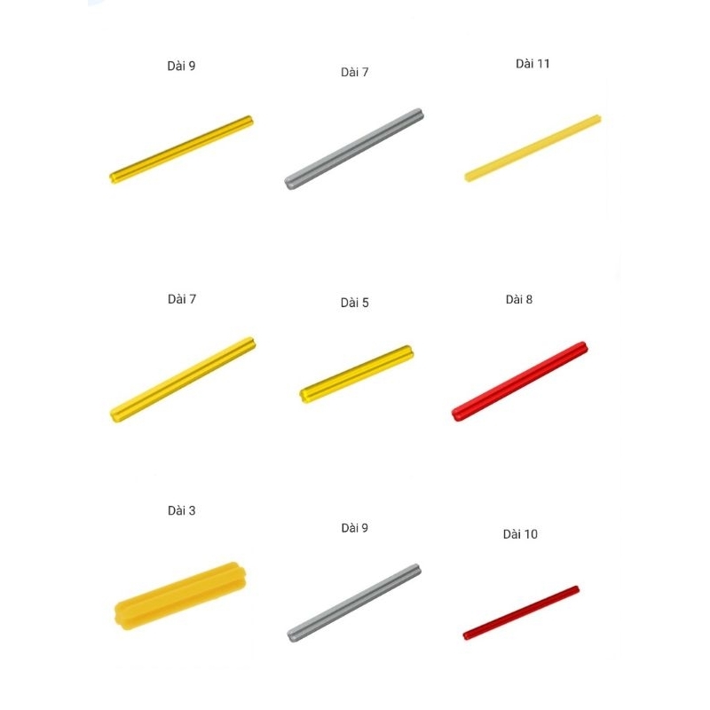 Xếp hình lego Gạch Cross Axle