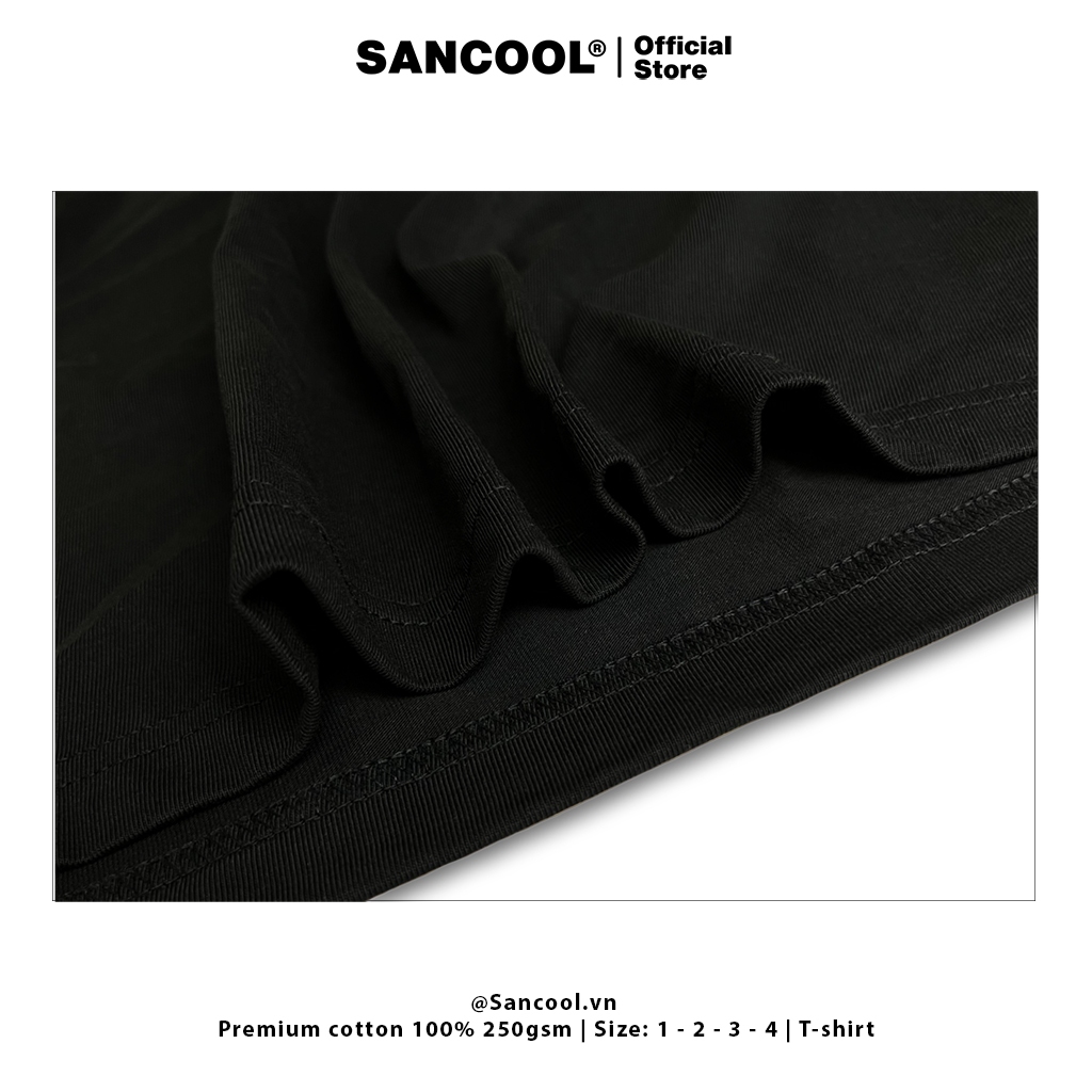 Áo Thun Local Brand Sancool Unisex Premium Cotton LogoColor Basic Tee - SC026