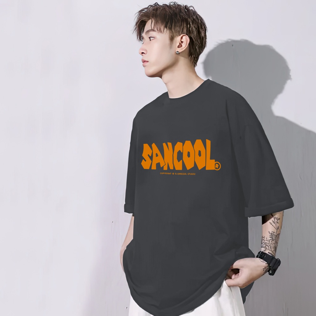 Áo Thun Local Brand Sancool Unisex Premium Cotton LogoColor Basic Tee - SC026