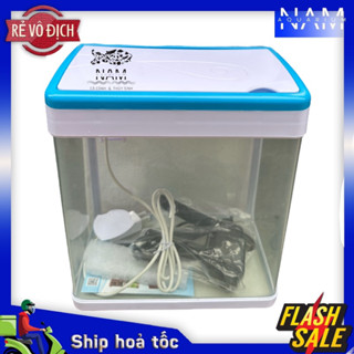 Bể cá kính đúc MJ 250 360 460 560 - Bể cá đúc có nắp đầy đủ phụ kiện