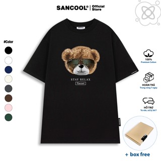  Áo Thun Local Brand Sancool Unisex Premium Cotton Teddy Bear Cool - SC036 