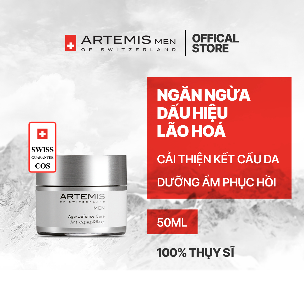 Kem Dưỡng Phục Hồi Chống Lão Hoá ARTEMIS MEN Age Defence Care - 50ml