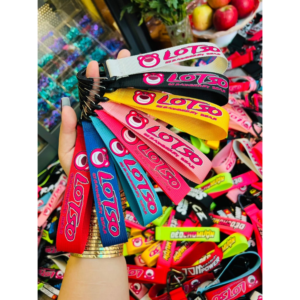 Dây Móc Khóa Gấu Lotso nhiều màu