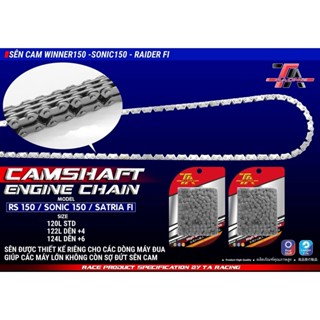 Sên Cam 3x4 Size 120L 122L 124L dành cho RS150 SONIC RAIDER FI SATRIA chính hãng TA Racing