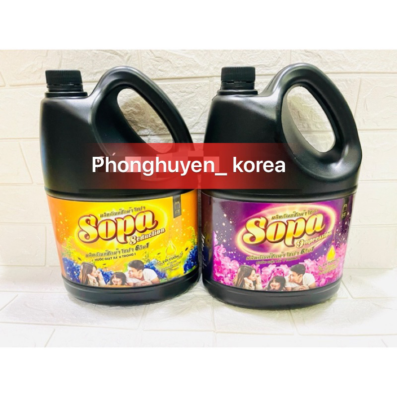 Nước giặt xả Sopa 6 Trong 1 X 3,4kg