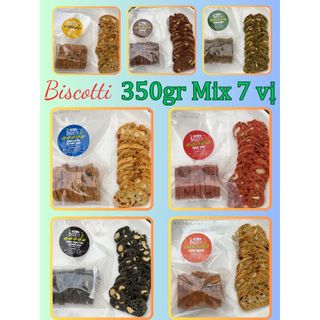 Bánh Biscotti Mix 7 vị 700gr chuẩn Healthy dành cho người ăn kiêng giảm cân, giữ gìn sức khỏe