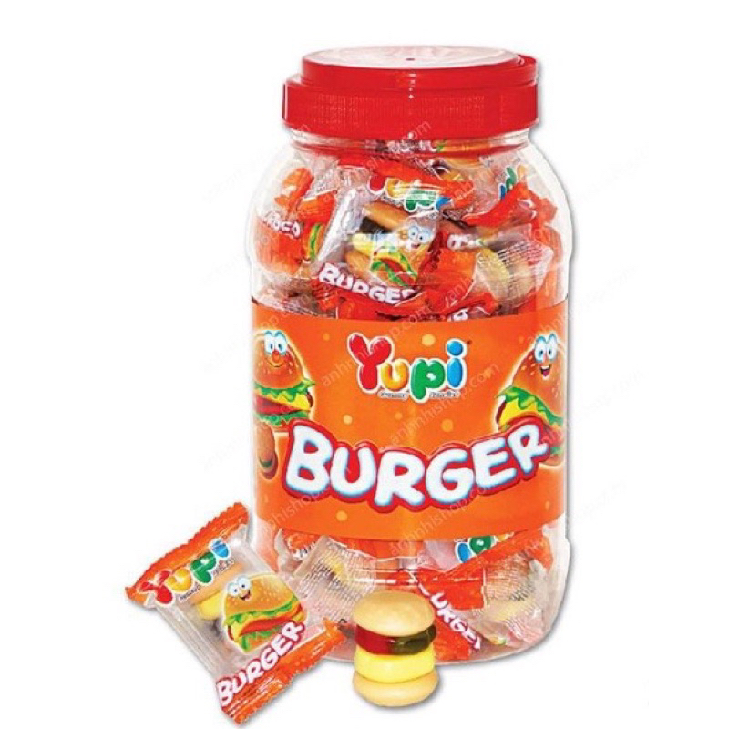 Kẹo Dẻo Yupi Burger Hương Trái Cây