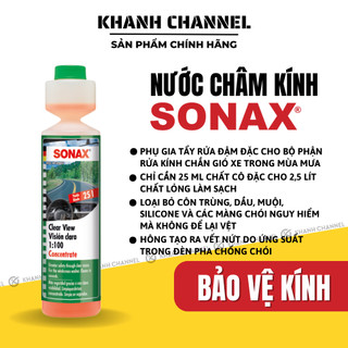 Nước rửa kính sonax clear view 1:100 concentrate 371141 250ml