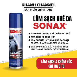 Sonax 289100 làm sạch bảo dưỡng ghế da xe ô tô cao cấp 250ml