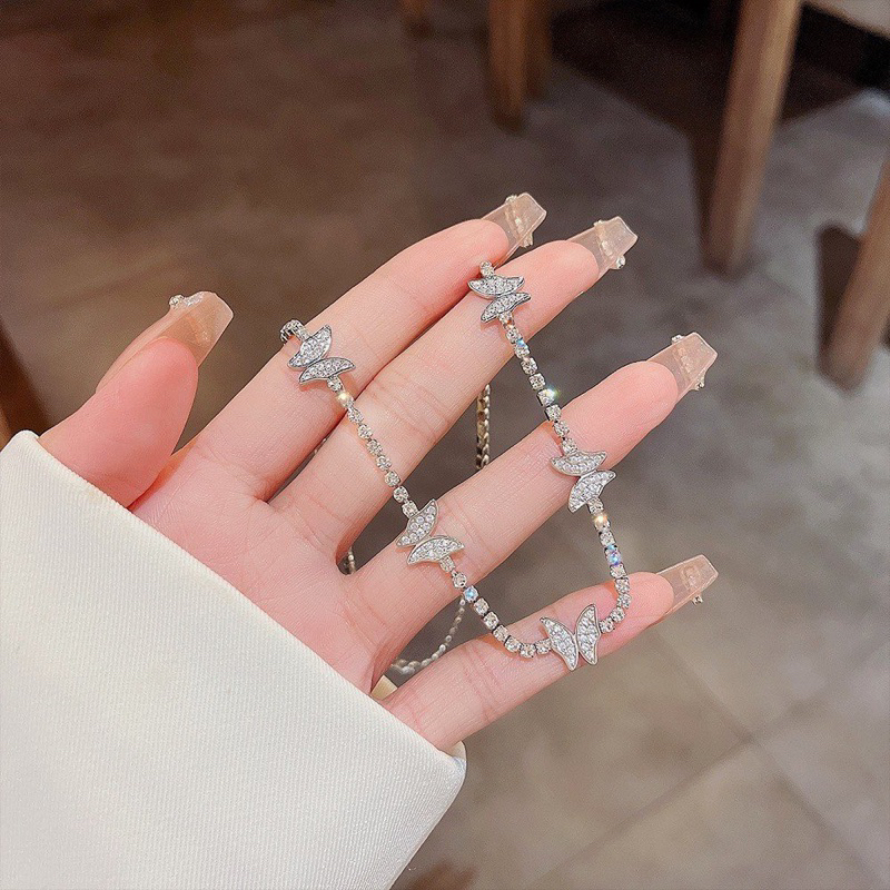 Vòng cổ, chocker đá bướm nhỏ đi tiệc, đi chơi